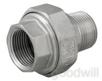 Муфта американка НР/ВР DN20 (26.9) 3/4" AISI 304 в Екатеринбурге