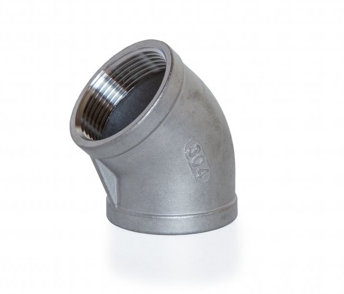 Отвод 45 ВР/ВР DN20 (26.9) 3/4" AISI 304