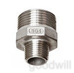 Ниппель переходной НР/НР DN20x15 (3/4 x 1/2) AISI 316 в Екатеринбурге